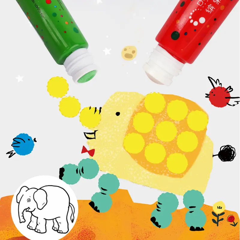 DIY Art Colorfull Dot Markers - DIY Painting Fun