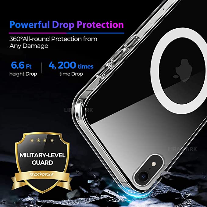 MagSafe Clear Transparent Silicone case for Apple iphone Xs Max