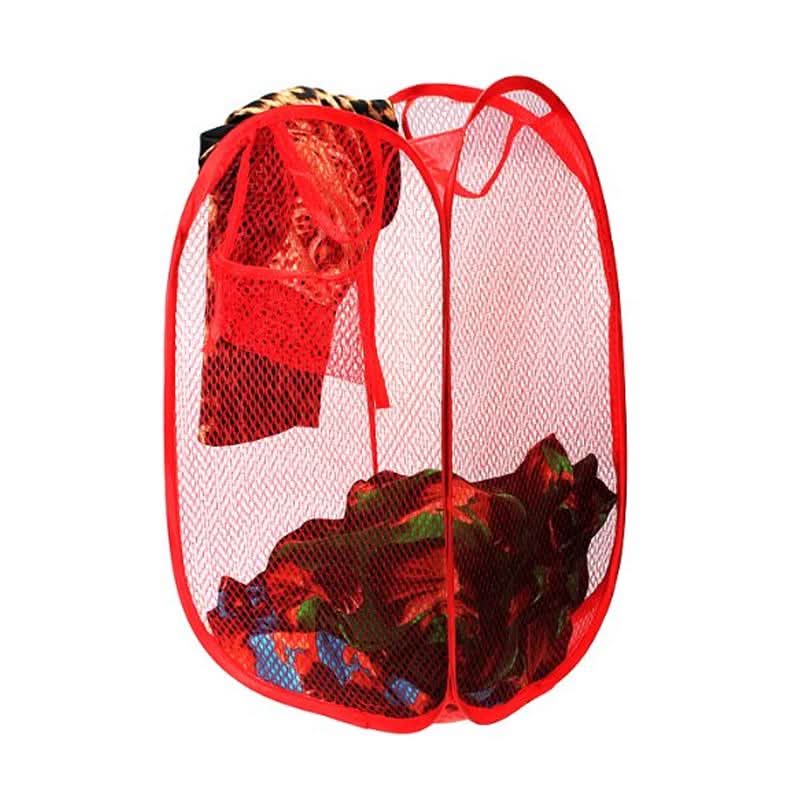 Pop-Up Clothes Basket Breathable Fabric