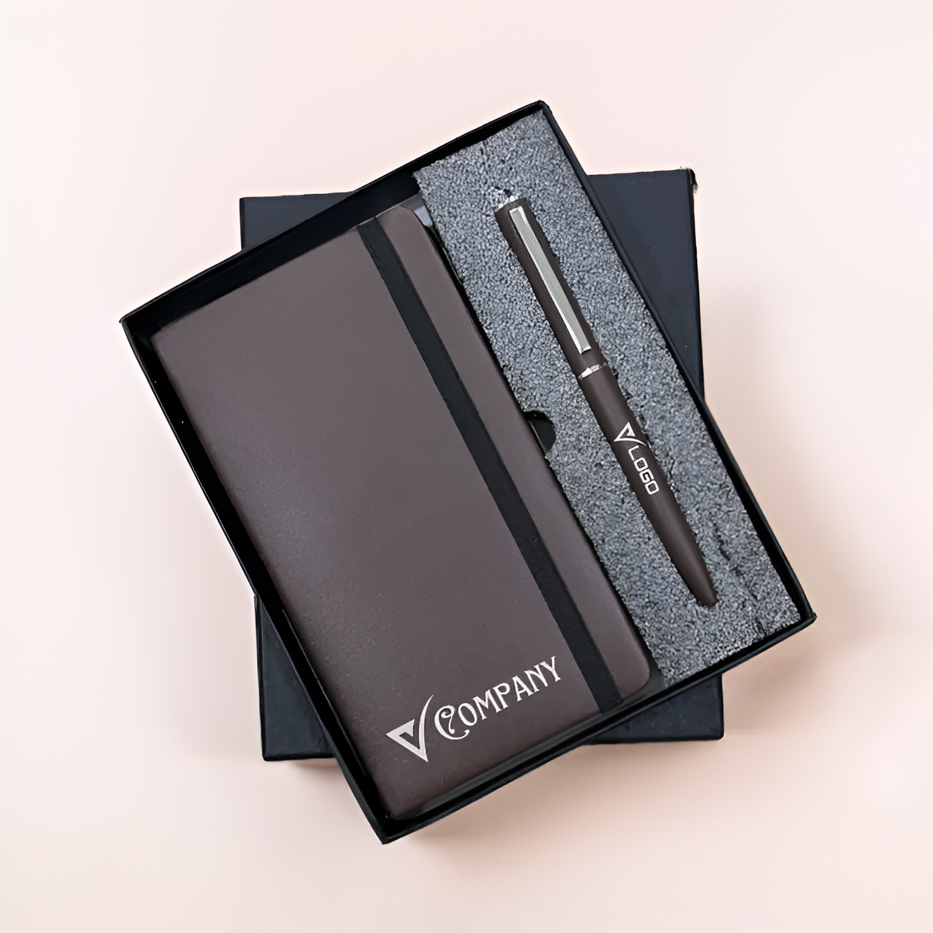 Executive Duo: Notebook and Pen Corporate Gift Set