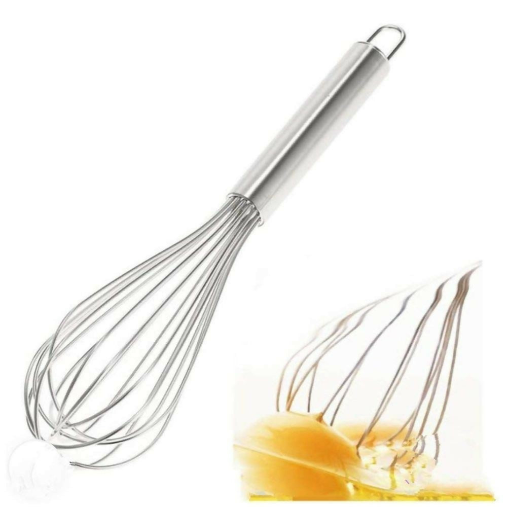 Stainless Steel Handle Balloon Whisk Egg Beater