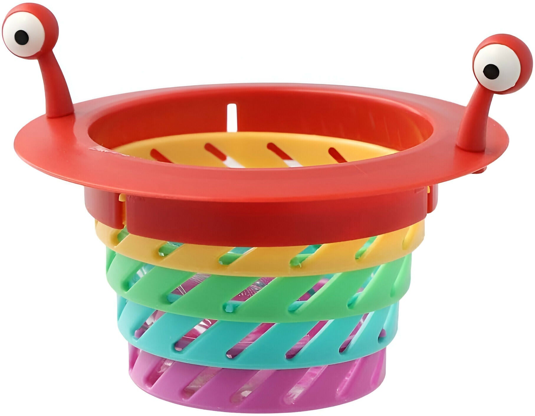 Foldable Rainbow Monster Sink Strainer – Fun & Adorable Kitchen Food Debris Catcher, Retractable Design for Easy Use