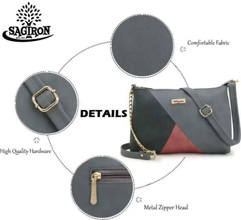 SAGIRON Grey Women Sling Bag