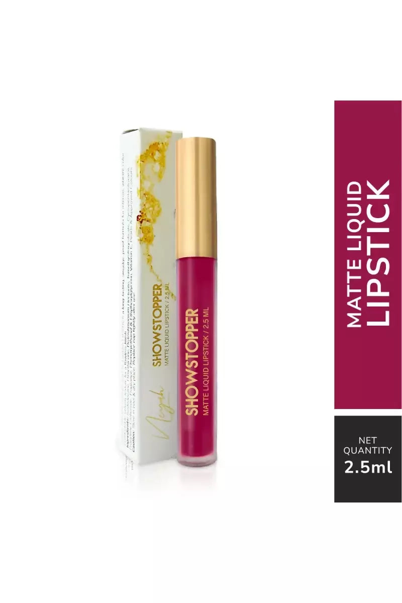 Neyah Show Stopper Matte Liquid Lipstick - 2.4gm (Spicy Tint)