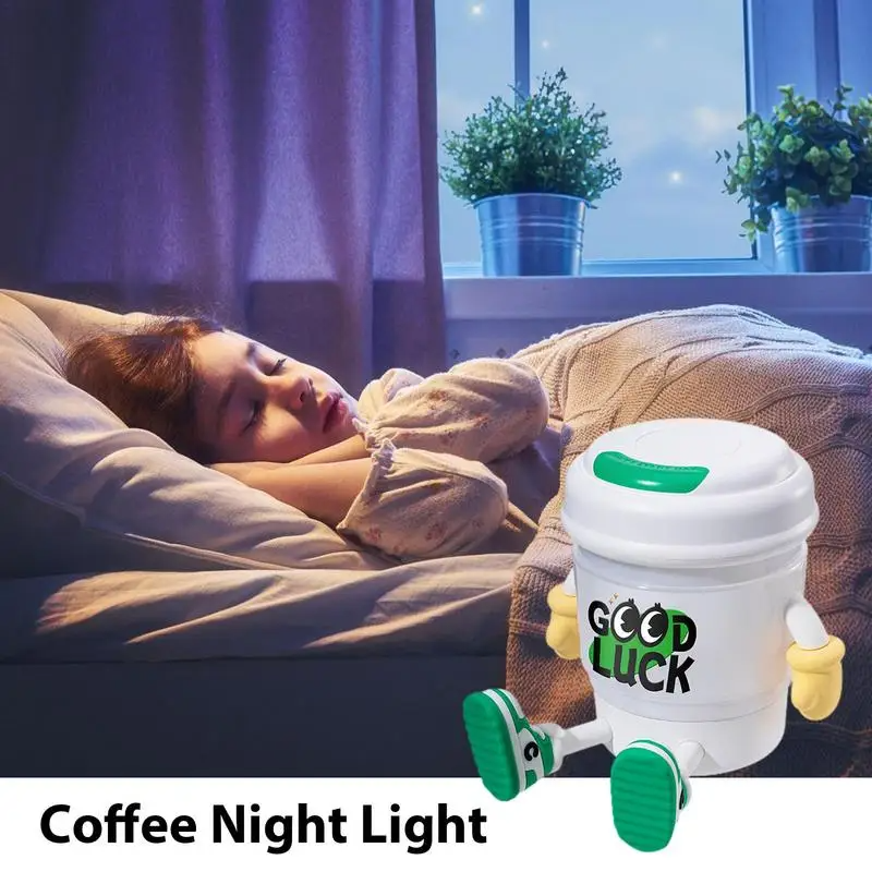 Coffee Cup Night Light Bluetooth Speaker! ☕️✨