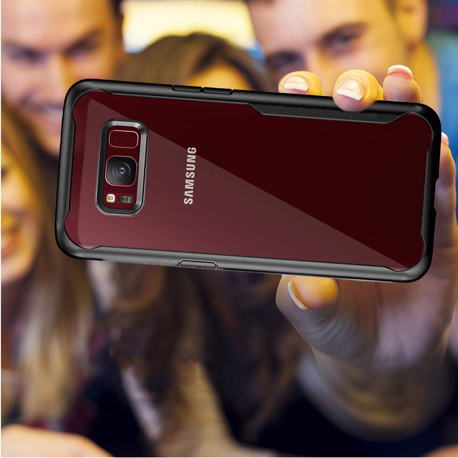 Shockproof Transparent Silicone Case for Samsung S8