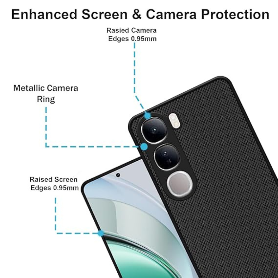 Black Niukin Silicone Case for Vivo Y300