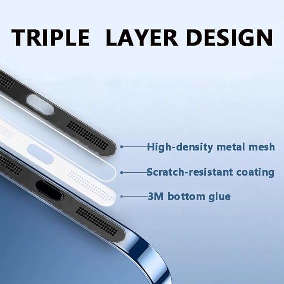 iPhone Speaker Dust Protector, Upgraded Adhesive Anti Dust Sticker for Apple Iphone(Pack of 1)