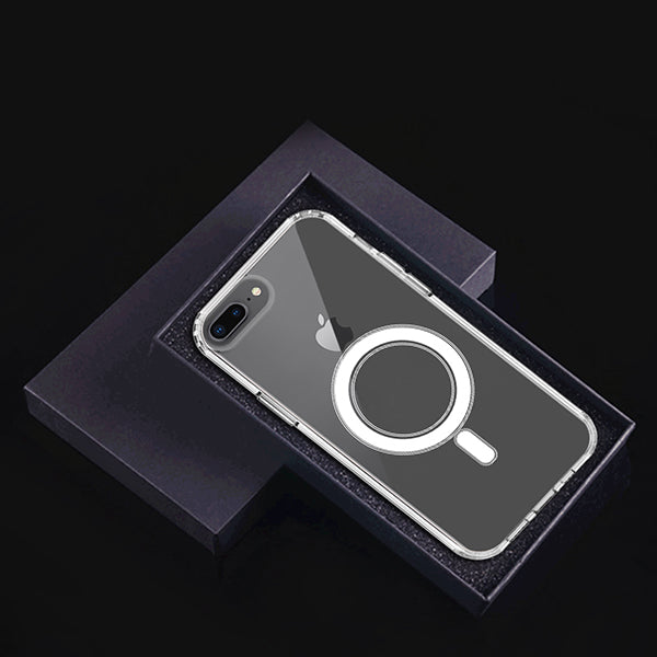 MagSafe Clear Transparent Silicone case for Apple iphone 7 Plus