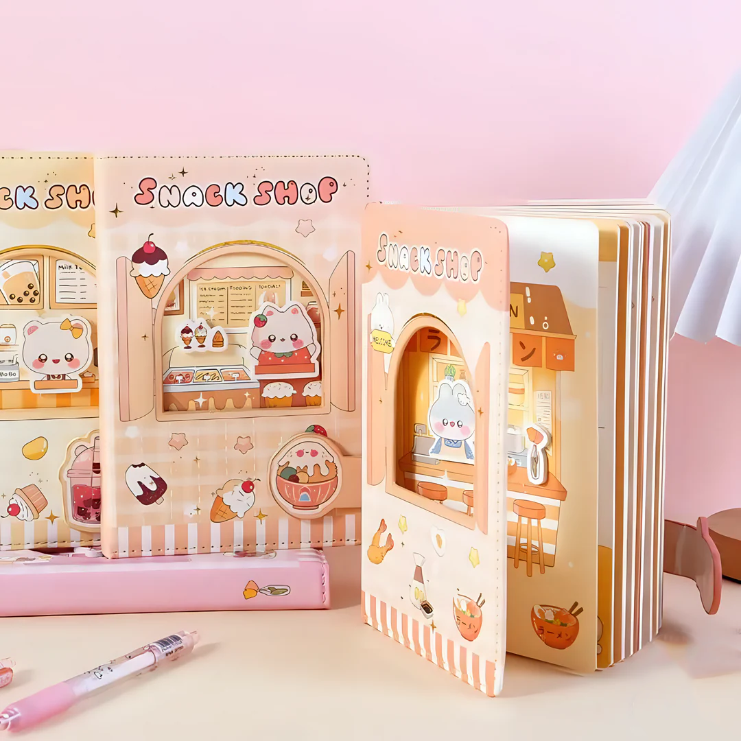 Snack Shop Kawaii Journal Book/Diary