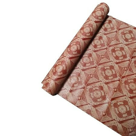 Mopak Decor Shelf Liner used for Wardrobe kitchen cabinet Drawer Slab Roll - (Brown)