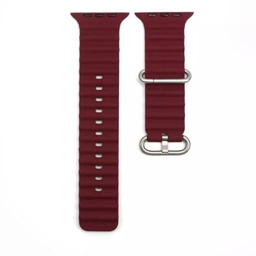 Mehroon Ocean Loop Watch Strap For apple For Apple Watch SERIES 6 (42mm/44mm/45mm/46mm/49mm)