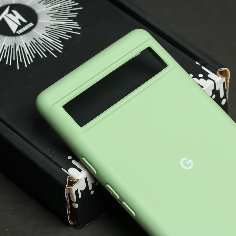 Light Green Original Silicone case for Google Pixel 8a