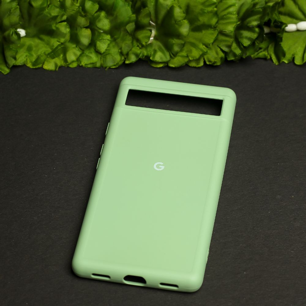 Light Green Original Silicone case for Google Pixel 7a