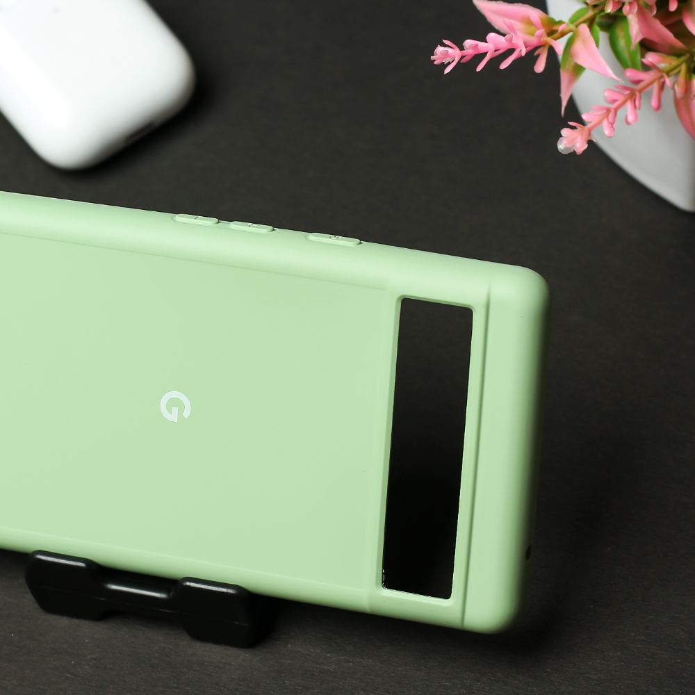 Light Green Original Silicone case for Google Pixel 8