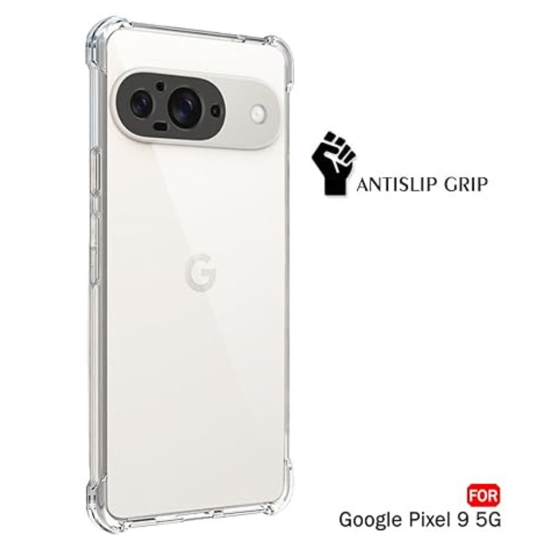 SilicaClear Transparent Silicone Case for Google Pixel 9