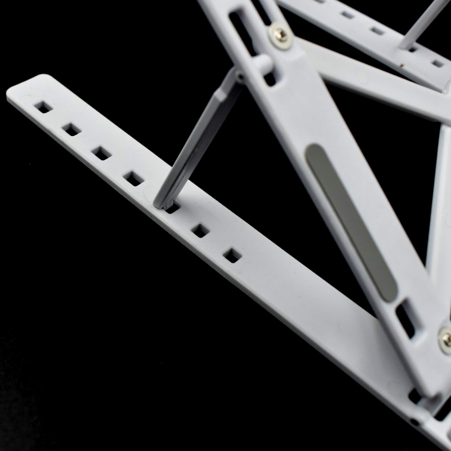 Adjustable  Ergonomic Foldable Portable, Holder Riser Tablet Stand Plastic (Use In 14 inch Laptop)