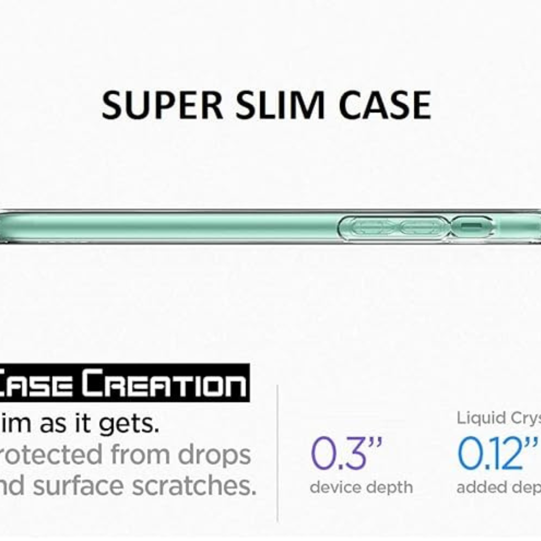 SilicaClear Transparent Silicone Case for Apple Iphone 6/6s