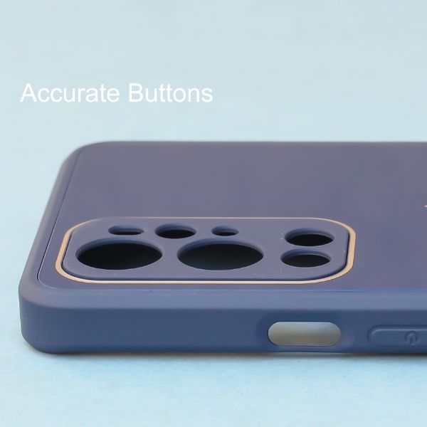 Dark Blue camera Safe mirror case for Oneplus 9RT