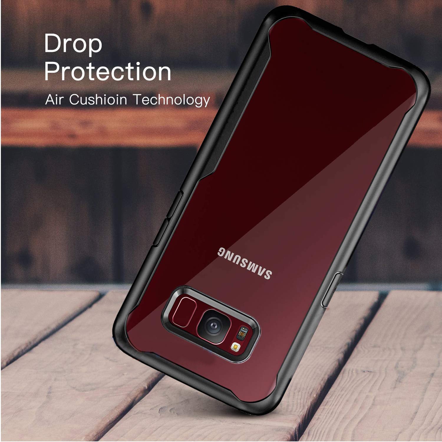 Shockproof Transparent Silicone Case for Samsung S8