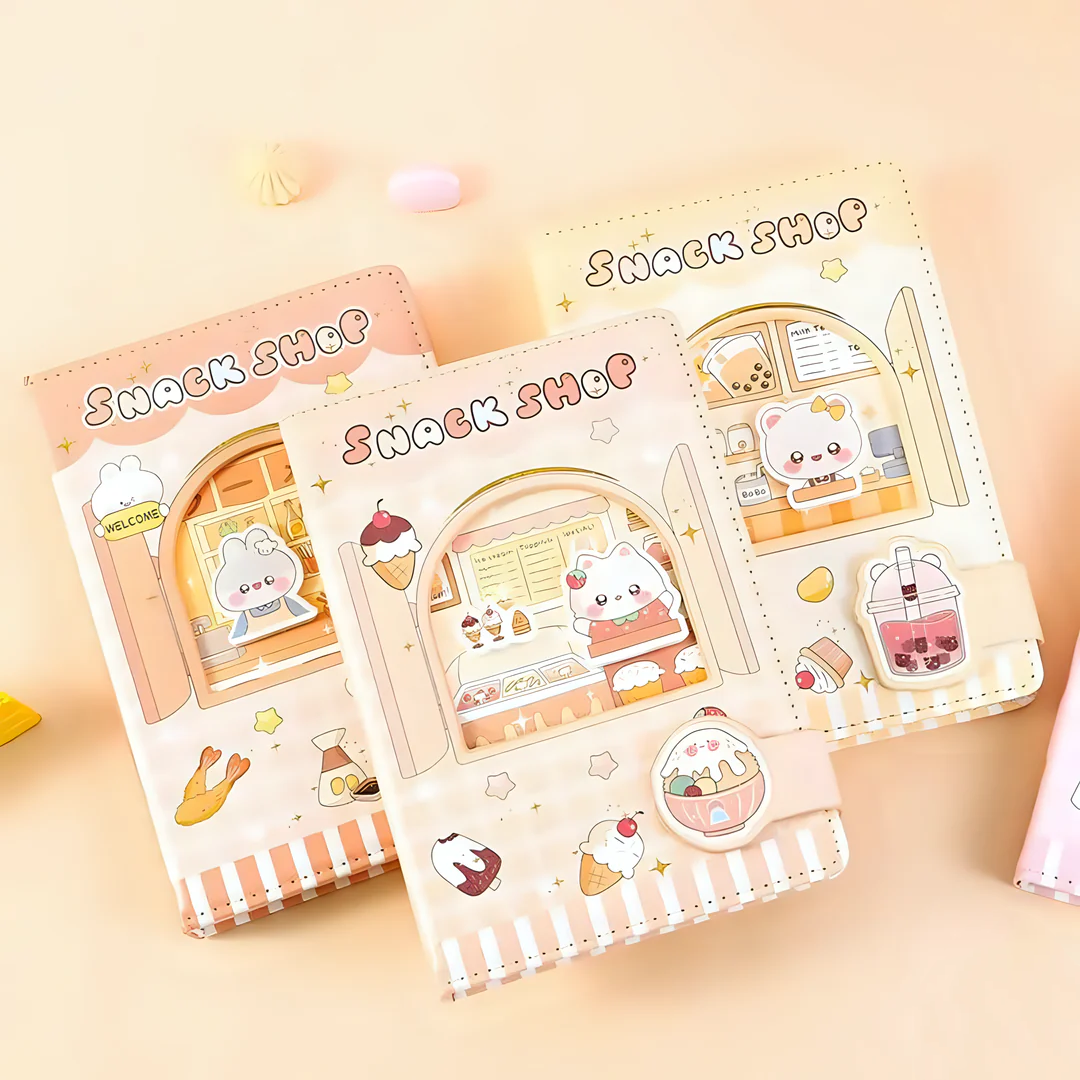 Snack Shop Kawaii Journal Book/Diary