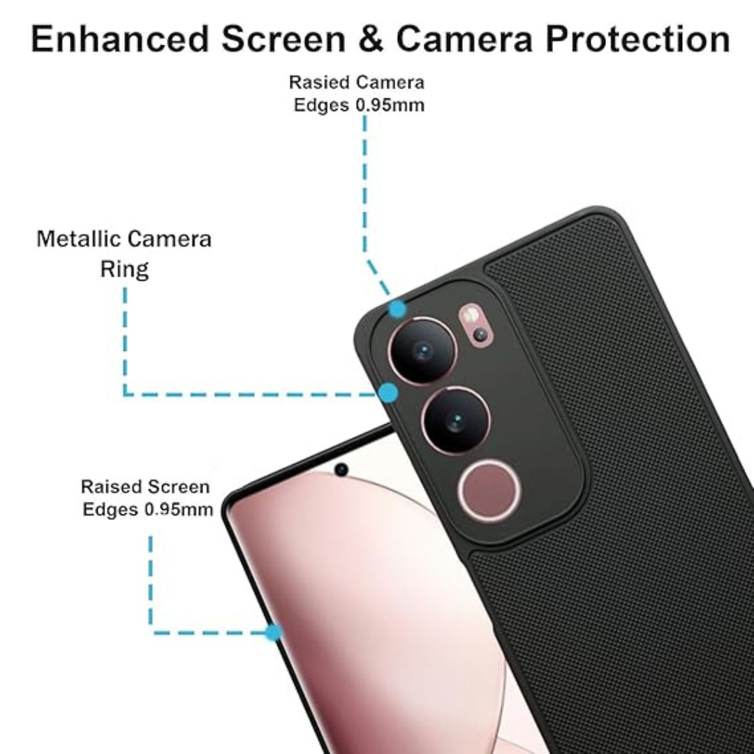 Black Niukin Silicone Case for Vivo Y29