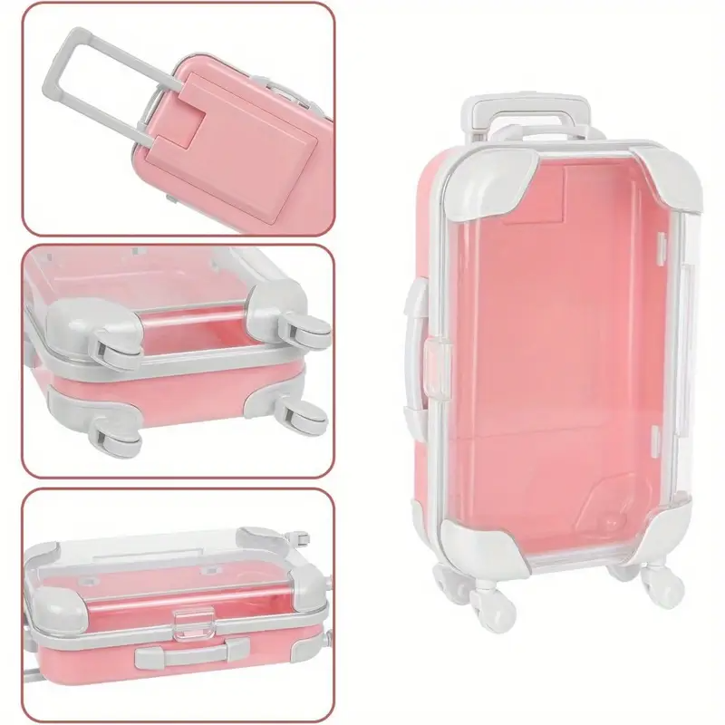 Compact Suitcase Mini Storage Box – Organize in Style!