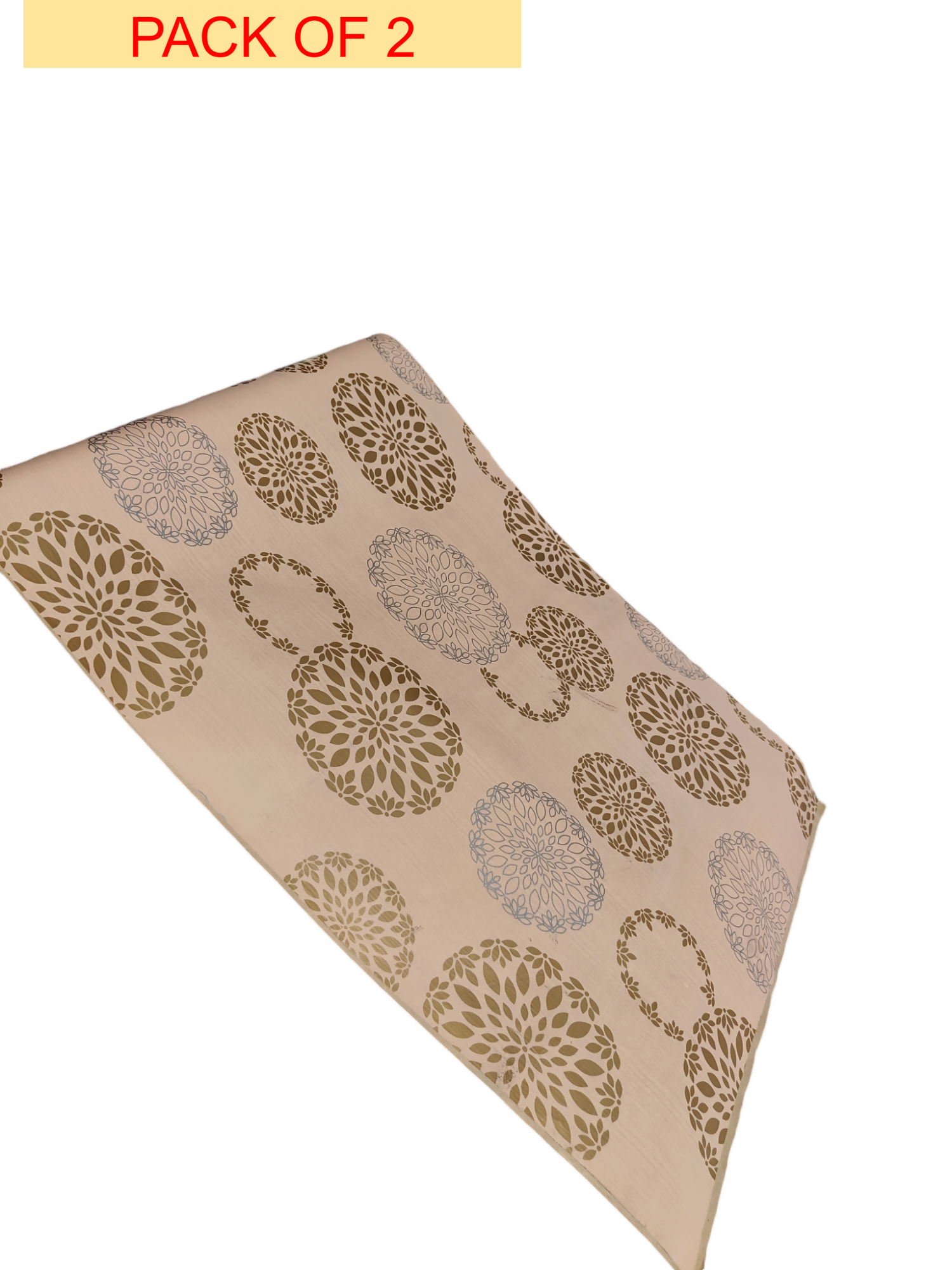 Mopak Decor 1 Meter Shelf adhesive Wallpaper For Wall /Almira,Fridge, Tabletop, kitchen Size - 40 x 100 cm Meter (Pack of 2_Pink)