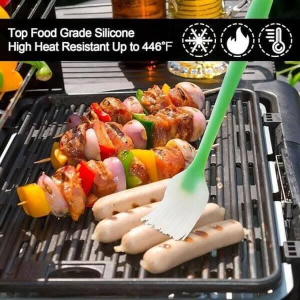 P-Plus International Silicone Pastry Brush Set – Heat-Resistant & Durable (Set of 2)