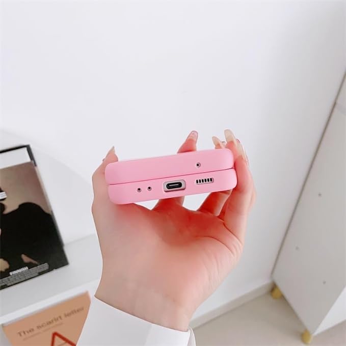 Pink Original Silicone case for Samsung Galaxy Z FLIP