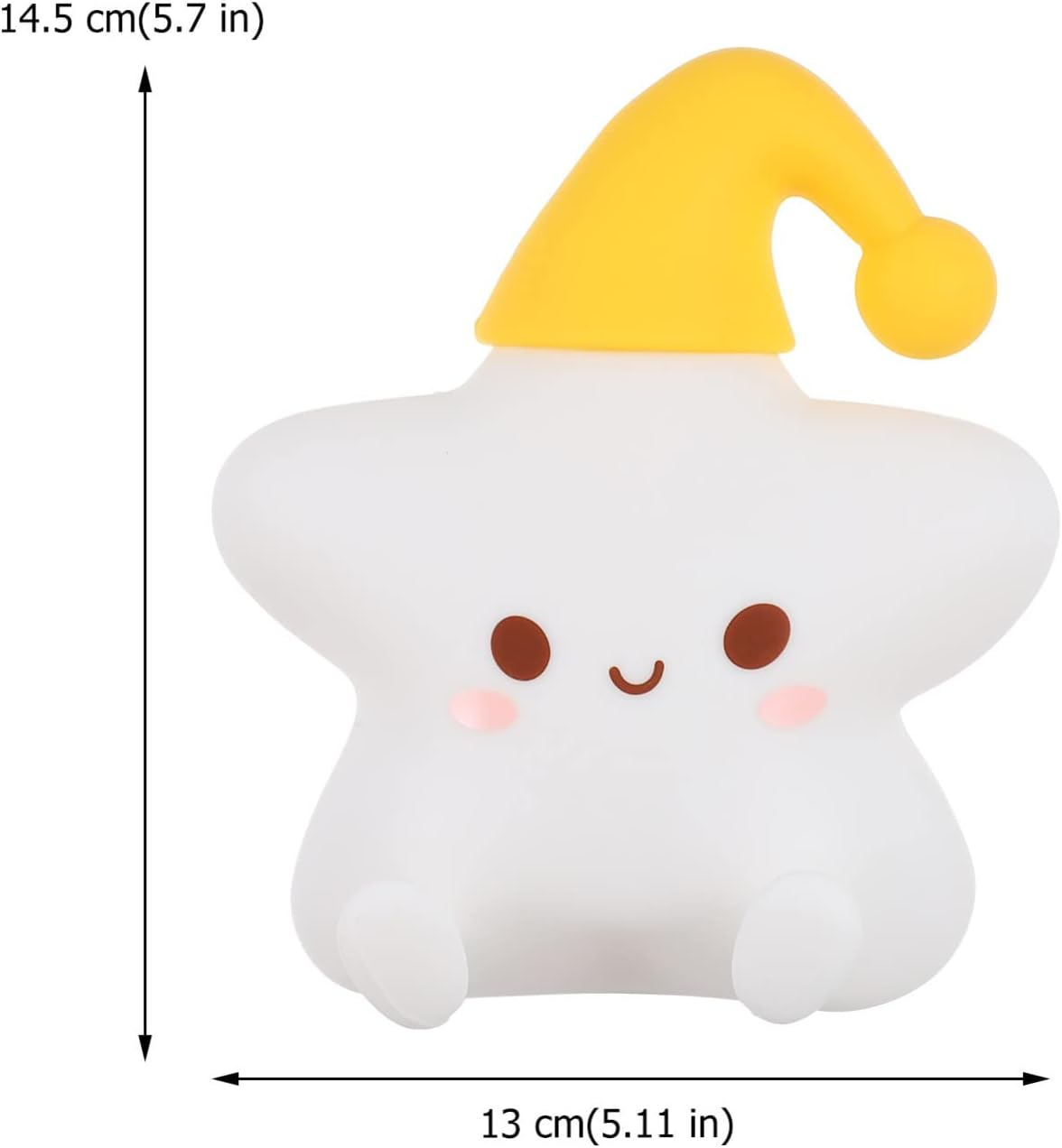 Soft Starry Glow Silicone LED Night Lamp