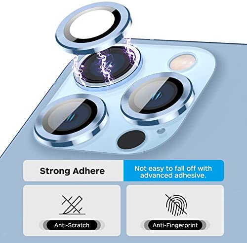 Sierra Blue Metallic camera ring lens guard for Apple iphone 11 Pro