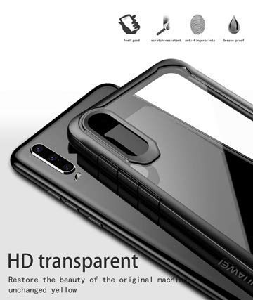 Shockproof protective transparent Silicone Case for Samsung A70
