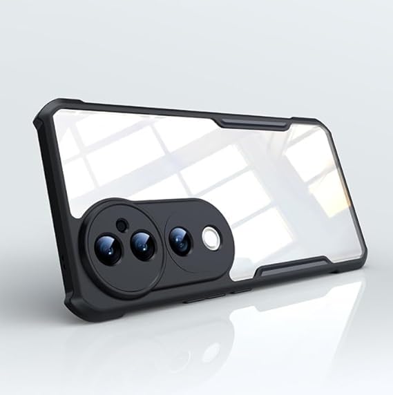 Hybrid Shockproof Transparent Silicone Case for Vivo V40