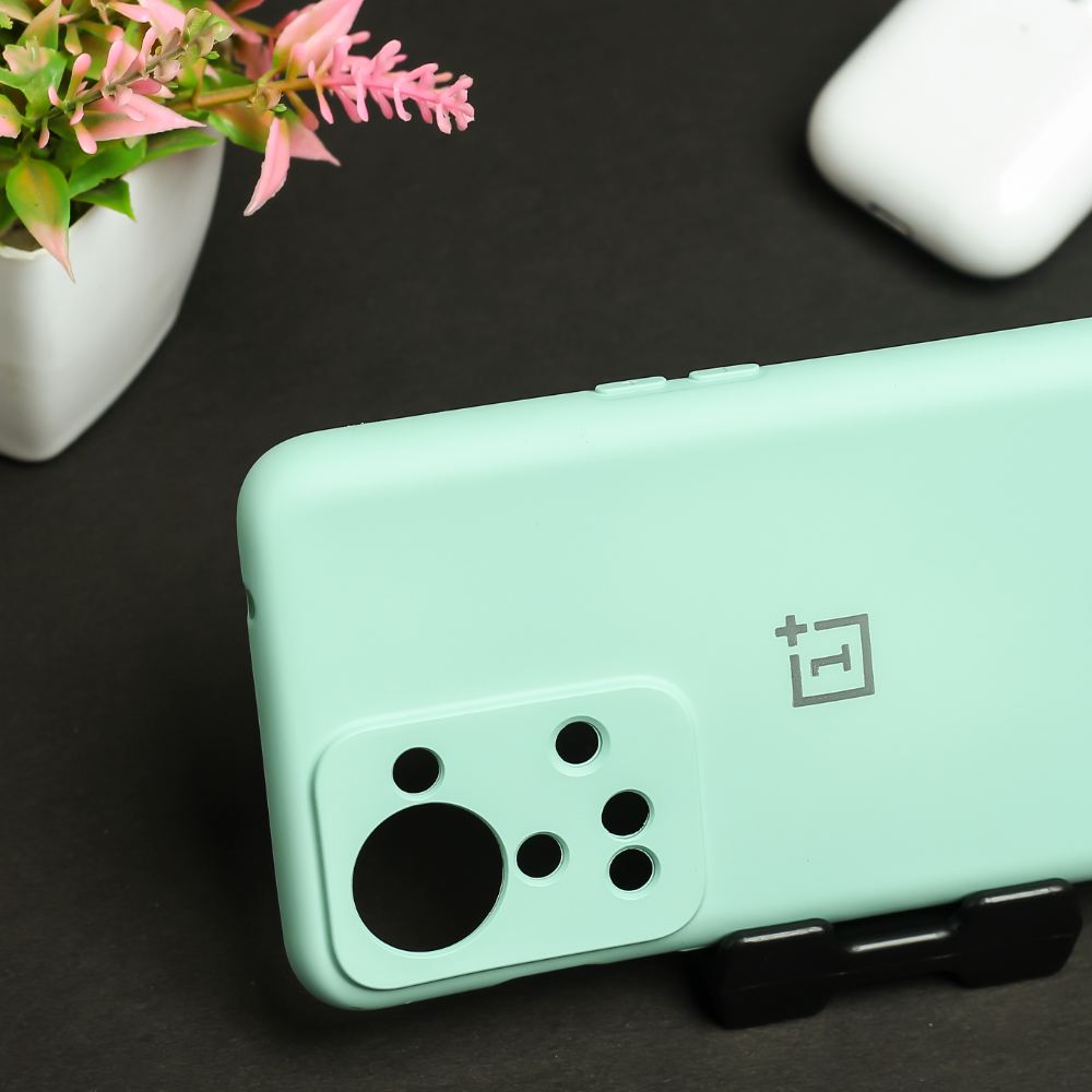 Light Blue Original Camera Safe Silicone case for Oneplus Nord 2t