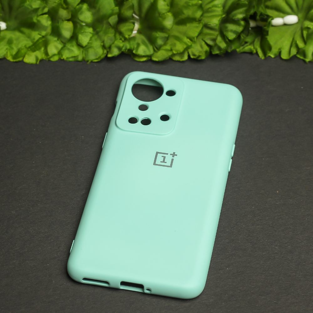 Light Blue Original Camera Safe Silicone case for Oneplus Nord 2t