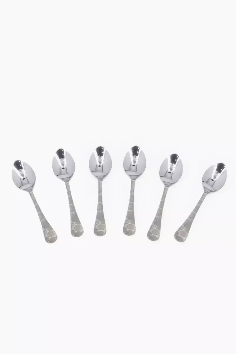 Prabha Stainless Steel Fusion Tea Spoon Set - 14cm