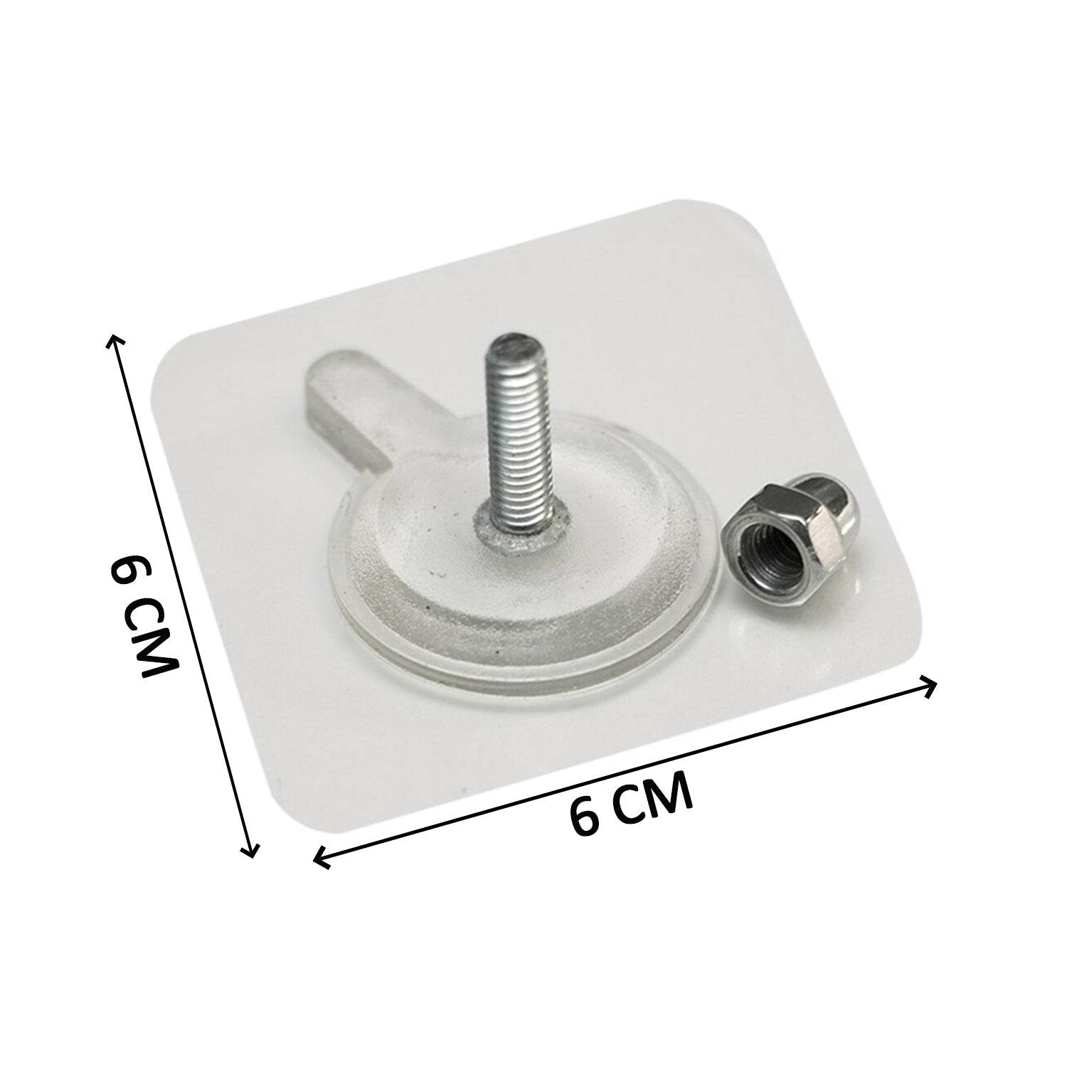 Adhesive Screw Wall Hook for Home & Office Hanging - Bachat Club