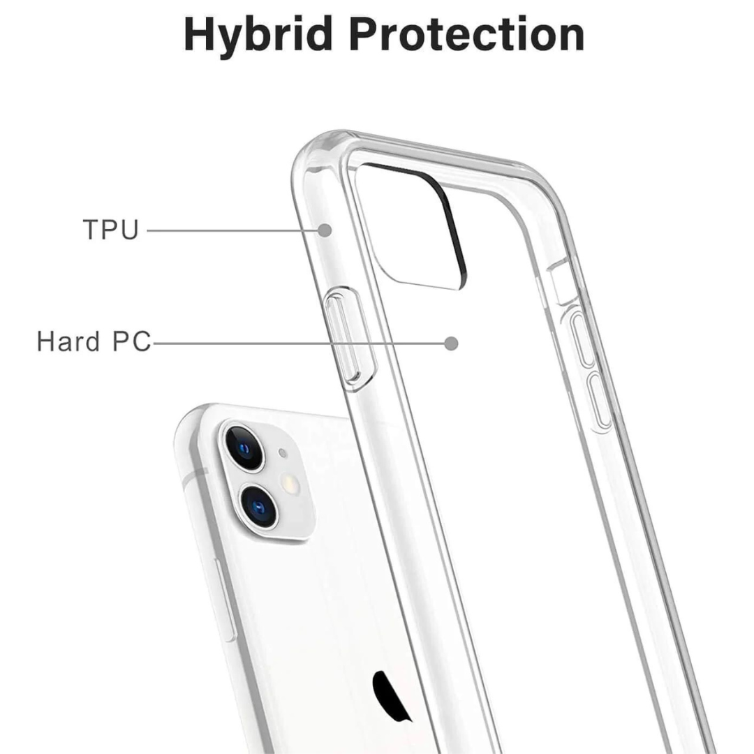 SilicaClear Transparent Silicone Case for Apple Iphone 11