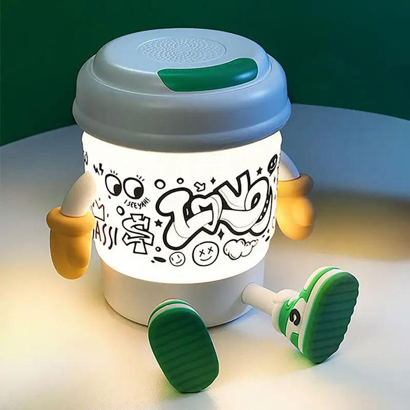 Coffee Cup Night Light Bluetooth Speaker! ☕️✨
