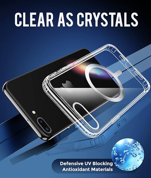 MagSafe Clear Transparent Silicone case for Apple iphone 7 Plus