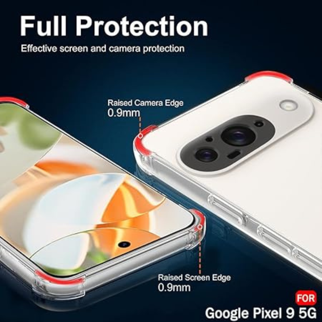 SilicaClear Transparent Silicone Case for Google Pixel 9