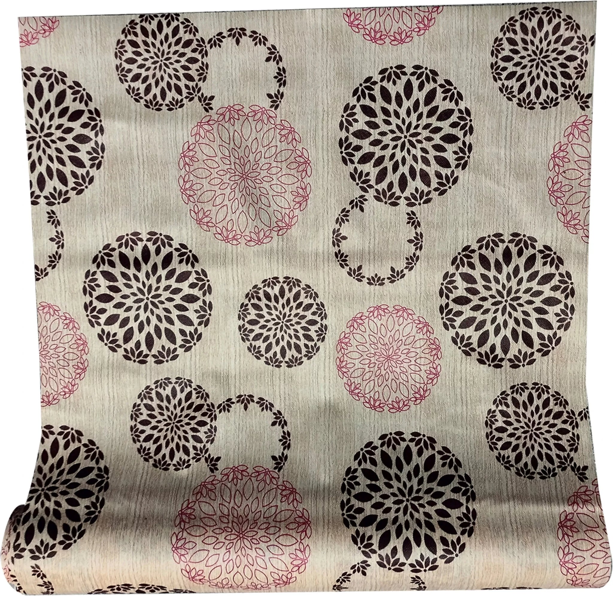 Mopak Decor Polyester Solid Fridge Mat & Cover - 50045 (Brown)