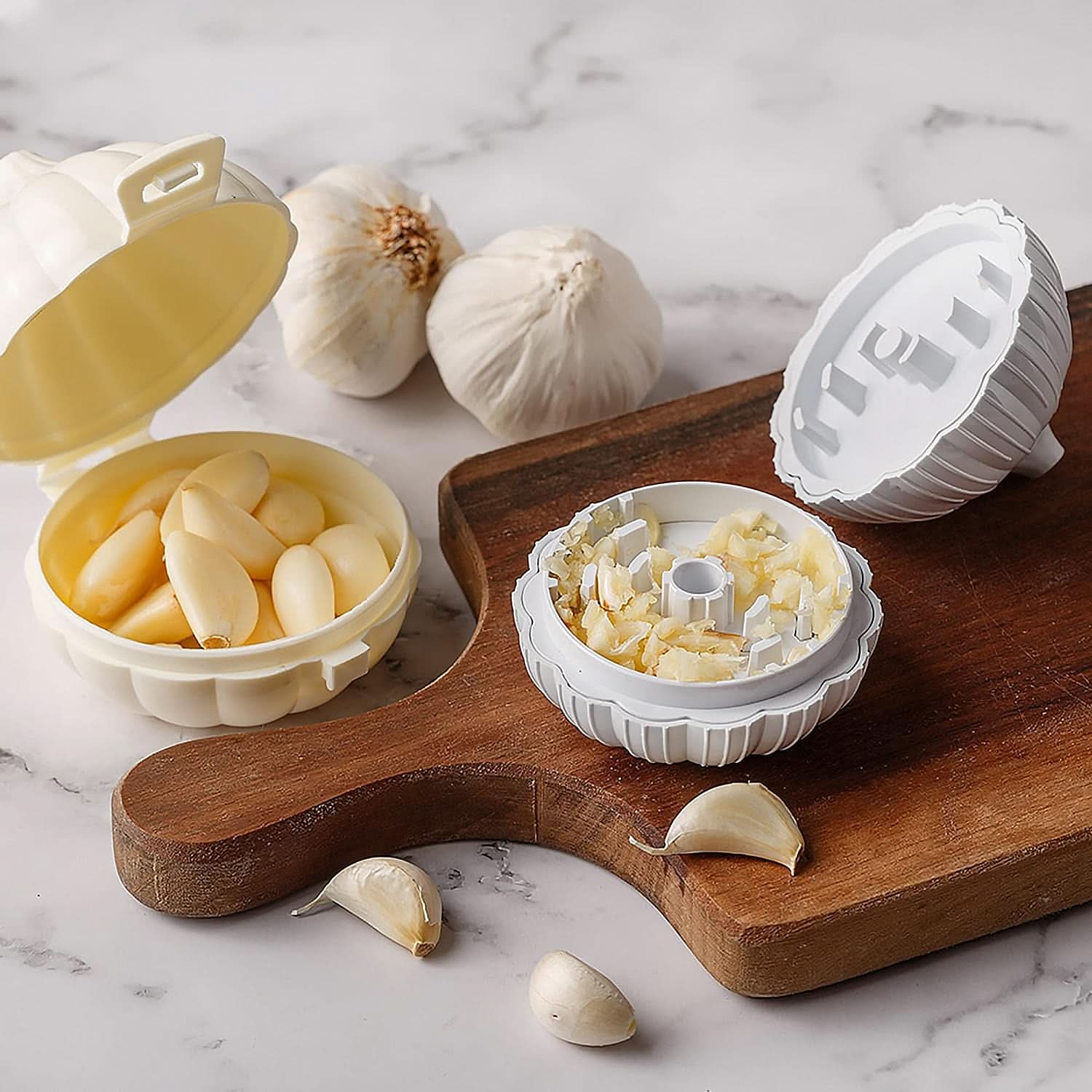 Manual Garlic & Ginger Crusher – Portable Masher & Grinder.