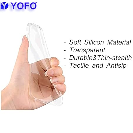 SilicaClear Transparent Silicone Case for Oppo A15