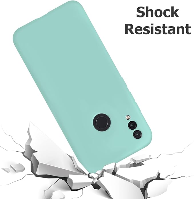 Light Blue Camera Original Silicone Case for Redmi Note 7 Pro