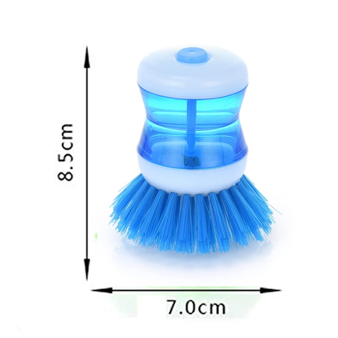 Premium Plastic Cleaning Brush with Built-in Liquid Soap Dispenser