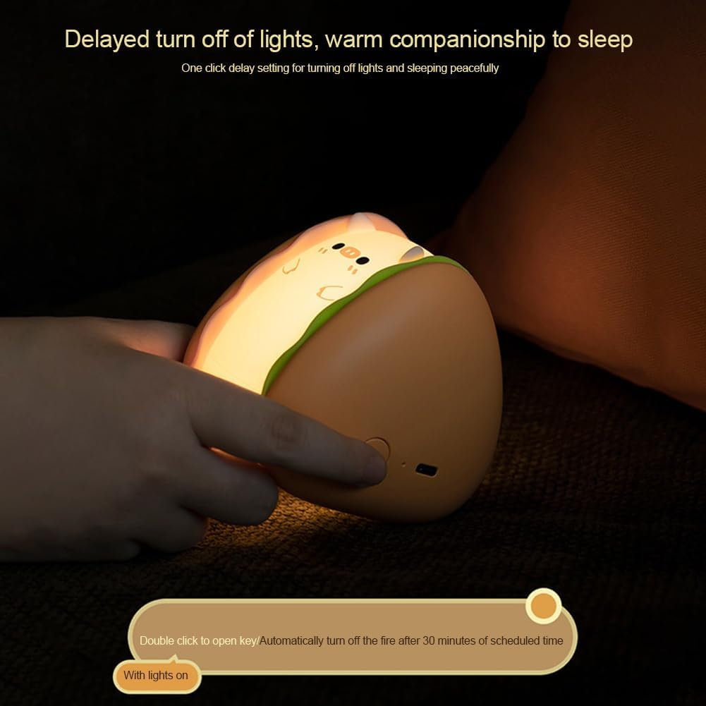 🌟 Hamburg Silicone LED Night Light Lamp