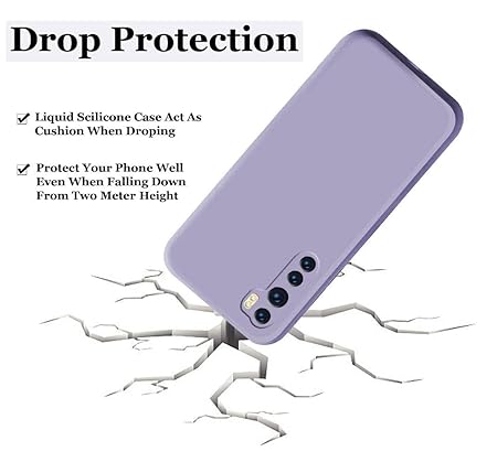 Purple Camera Original Silicone case for Oneplus Nord