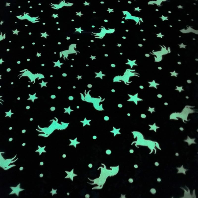 Unicorn Magic Glow in the Dark Blanket